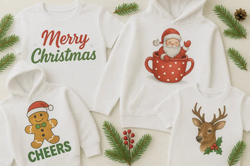 Best-Selling Christmas DTF Transfer Designs for T-Shirts & Hoodies