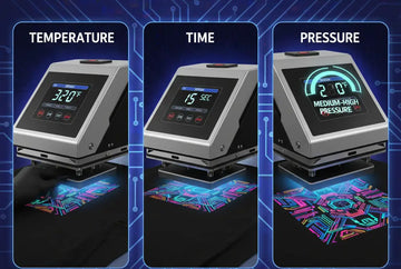 Best Heat Press Settings for DTF Transfers