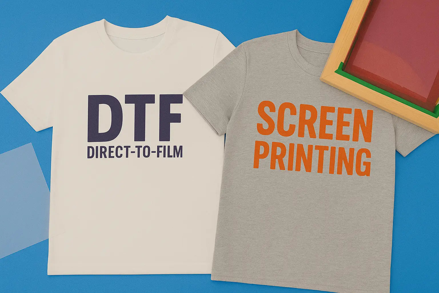 DTF vs Screen Printing: Which One Creatives Prefer?