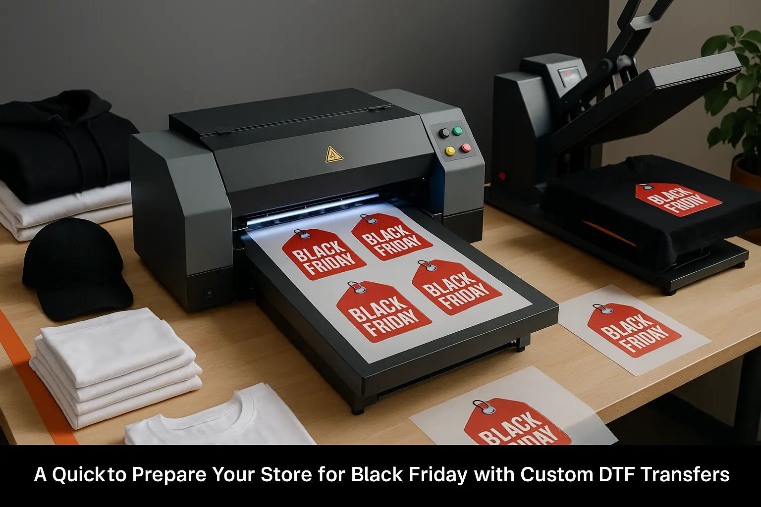 Prepare Your Store for Black Friday with Custom DTF Transfers