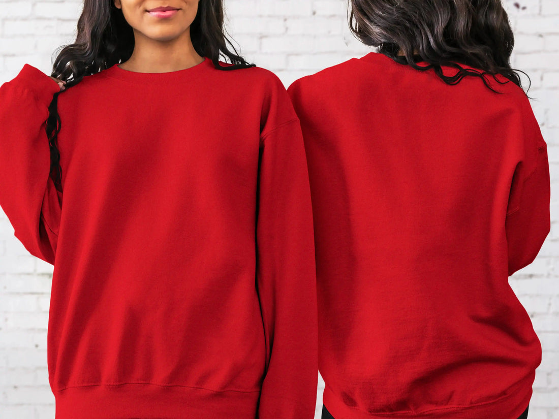 Gildan® 18000 Adult Crewneck Sweatshirt Red 