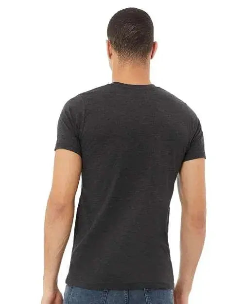 BELLA + CANVAS - Jersey Tee - 3001 - Heather Dark Grey - 