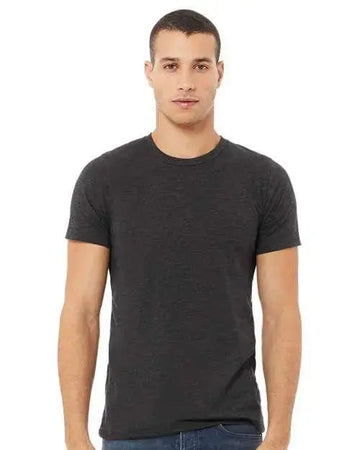 BELLA + CANVAS - Jersey Tee - 3001 - Heather Dark Grey - 
