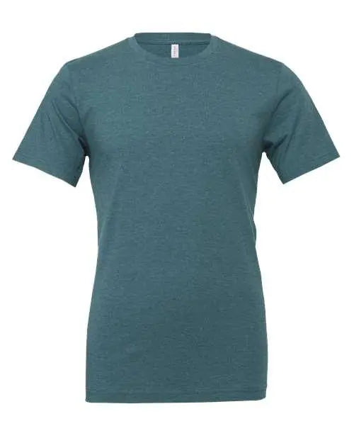 BELLA + CANVAS - Jersey Tee - 3001 - Heather Deep Teal - 