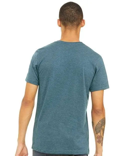 BELLA + CANVAS - Jersey Tee - 3001 - Heather Deep Teal - 