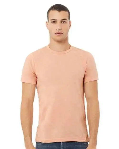 BELLA + CANVAS - Jersey Tee - 3001 - Heather Peach - 