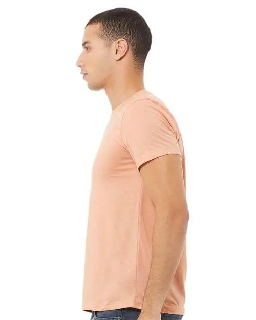 BELLA + CANVAS - Jersey Tee - 3001 - Heather Peach - 